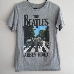 The Beatles Gray Abbey Road Short Sleeve Tee